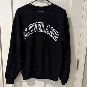 Emily Roggenburk Cleveland Black Crewneck Sweater